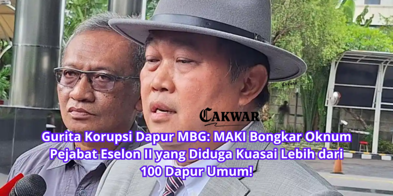 Gurita Korupsi Dapur MBG: MAKI Bongkar Oknum Pejabat Eselon II yang Diduga Kuasai Lebih dari 100 Dapur Umum!