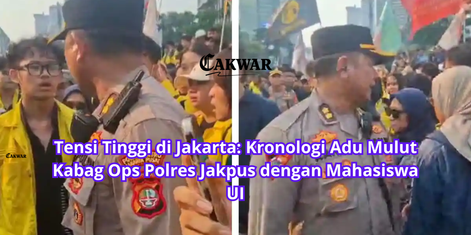 Tensi Tinggi di Jakarta: Kronologi Adu Mulut Kabag Ops Polres Jakpus dengan Mahasiswa UI