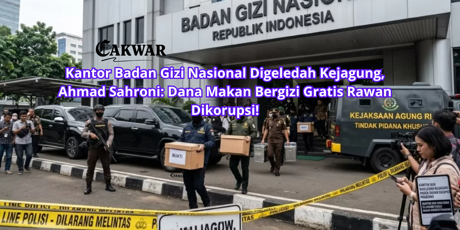 Kantor Badan Gizi Nasional Digeledah Kejagung, Ahmad Sahroni: Dana Makan Bergizi Gratis Rawan Dikorupsi!