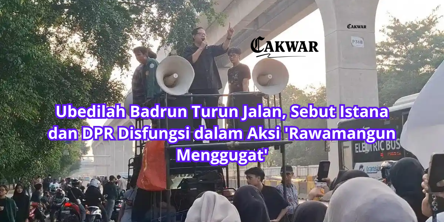 Ubedilah Badrun Turun Jalan, Sebut Istana dan DPR Disfungsi dalam Aksi ‘Rawamangun Menggugat’