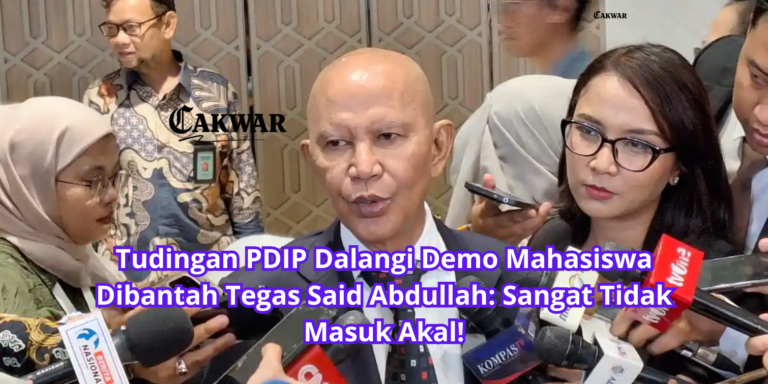 Tudingan PDIP Dalangi Demo Mahasiswa Dibantah Tegas Said Abdullah: Sangat Tidak Masuk Akal!