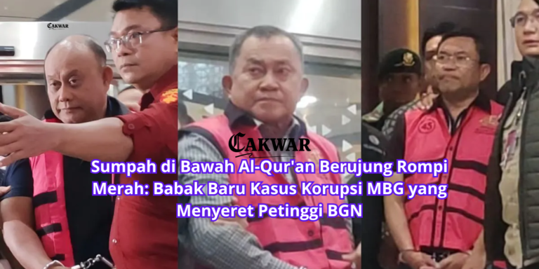 Sumpah di Bawah Al-Qur’an Berujung Rompi Merah: Babak Baru Kasus Korupsi MBG yang Menyeret Petinggi BGN