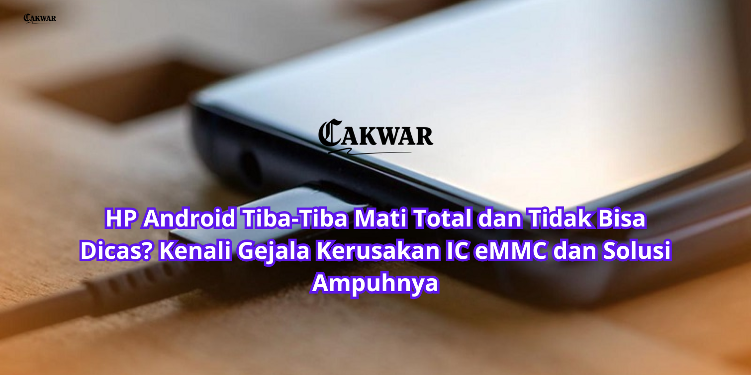 HP Android Tiba-Tiba Mati Total dan Tidak Bisa Dicas? Kenali Gejala Kerusakan IC eMMC dan Solusi Ampuhnya