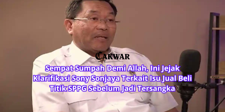 Sempat Sumpah Demi Allah, Ini Jejak Klarifikasi Sony Sonjaya Terkait Isu Jual Beli Titik SPPG Sebelum Jadi Tersangka