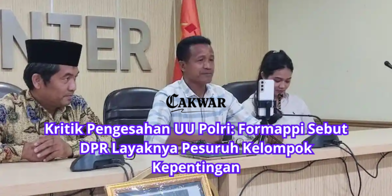 Kritik Pengesahan UU Polri: Formappi Sebut DPR Layaknya Pesuruh Kelompok Kepentingan