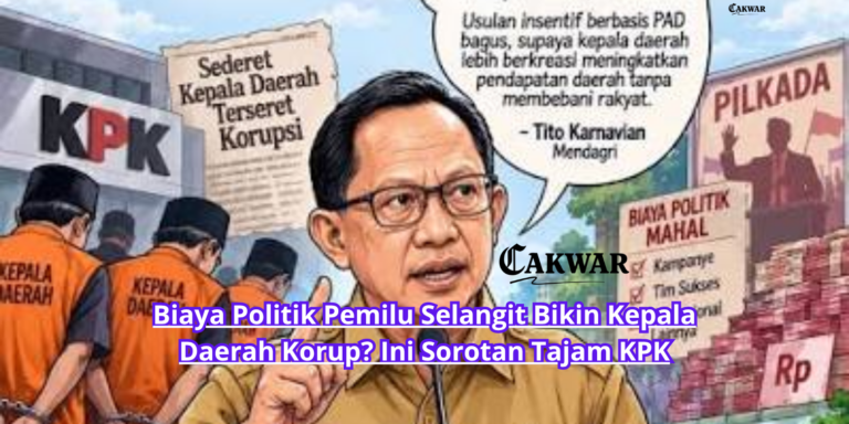 Biaya Politik Pemilu Selangit Bikin Kepala Daerah Korup? Ini Sorotan Tajam KPK