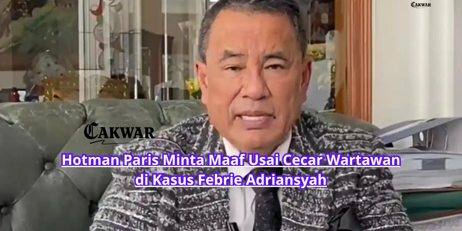 Hotman Paris Minta Maaf Usai Cecar Wartawan di Kasus Febrie Adriansyah