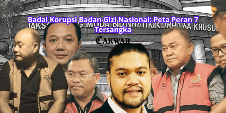 Badai Korupsi Badan Gizi Nasional: Peta Peran 7 Tersangka