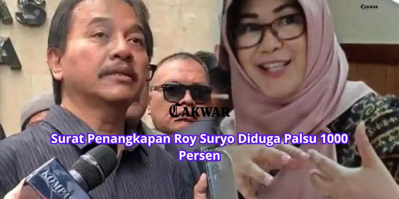 Surat Penangkapan Roy Suryo Diduga Palsu 1000 Persen