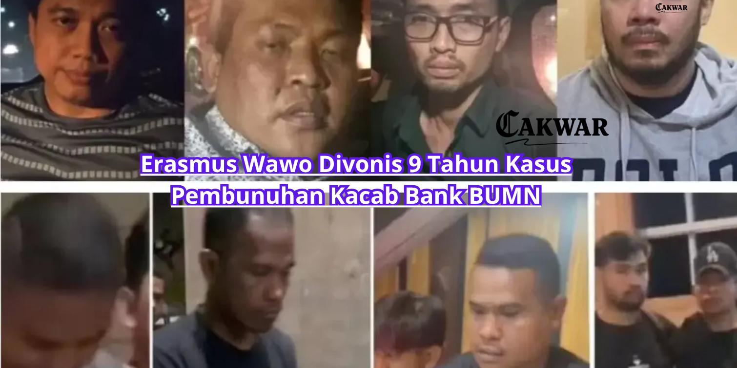Erasmus Wawo Divonis 9 Tahun Kasus Pembunuhan Kacab Bank BUMN