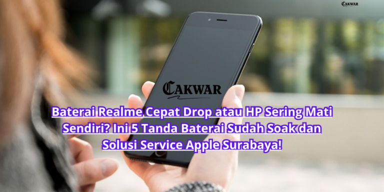 Baterai Realme Cepat Drop atau HP Sering Mati Sendiri? Ini 5 Tanda Baterai Sudah Soak dan Harus Diganti!