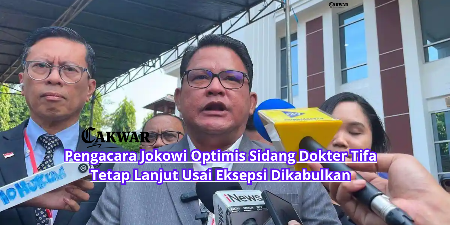 Pengacara Jokowi Optimis Sidang Dokter Tifa Tetap Lanjut Usai Eksepsi Dikabulkan