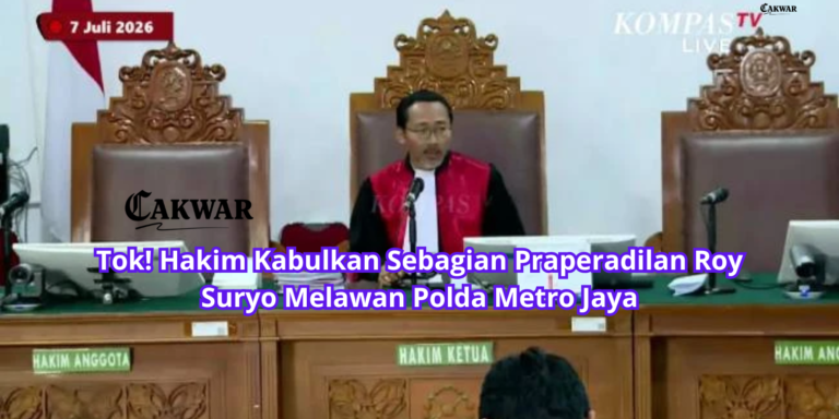 Tok! Hakim Kabulkan Sebagian Praperadilan Roy Suryo Melawan Polda Metro Jaya