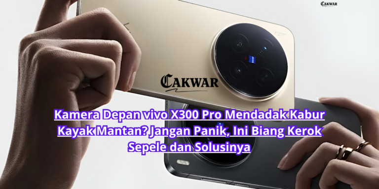 Kamera Depan vivo X300 Pro Mendadak Kabur Kayak Mantan? Jangan Panik, Ini Biang Kerok Sepele dan Solusinya