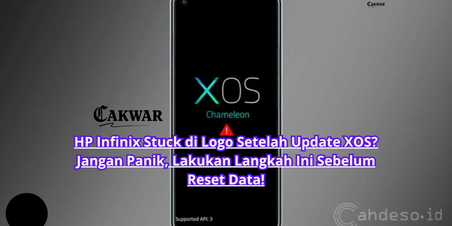 HP Infinix Stuck di Logo Setelah Update XOS? Jangan Panik, Lakukan Langkah Ini Sebelum Reset Data!