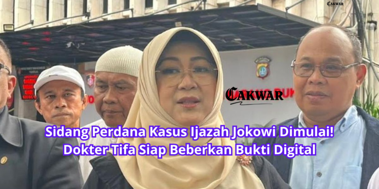 Sidang Perdana Kasus Ijazah Jokowi Dimulai! Dokter Tifa Siap Beberkan Bukti Digital