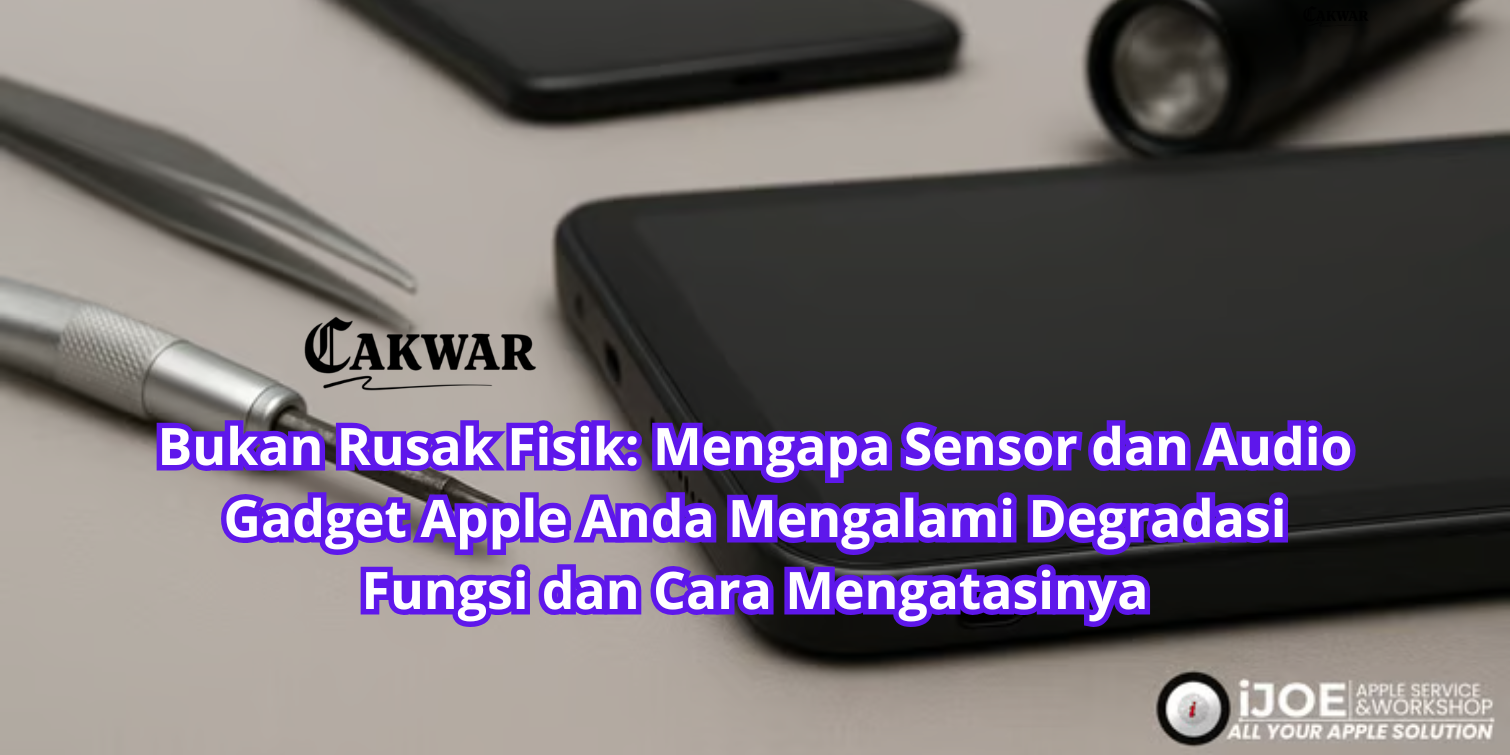 Bukan Rusak Fisik: Mengapa Sensor dan Audio Gadget Apple Anda Mengalami Degradasi Fungsi dan Cara Mengatasinya