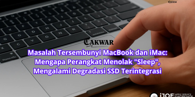 Masalah Tersembunyi MacBook dan iMac: Mengapa Perangkat Menolak “Sleep”, Mengalami Degradasi SSD Terintegrasi