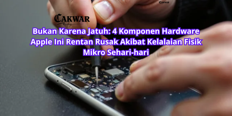 Bukan Karena Jatuh: 4 Komponen Hardware Apple Ini Rentan Rusak Akibat Kelalaian Fisik Mikro Sehari-hari