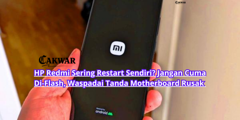 HP Redmi Sering Restart Sendiri? Jangan Cuma Di-Flash, Waspadai Tanda Motherboard Rusak
