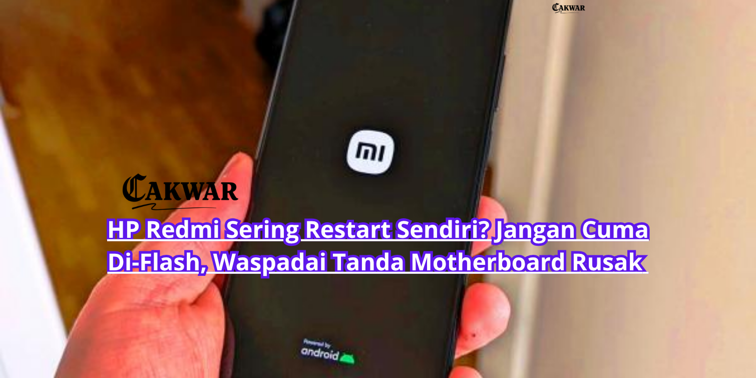 HP Redmi Sering Restart Sendiri? Jangan Cuma Di-Flash, Waspadai Tanda Motherboard Rusak