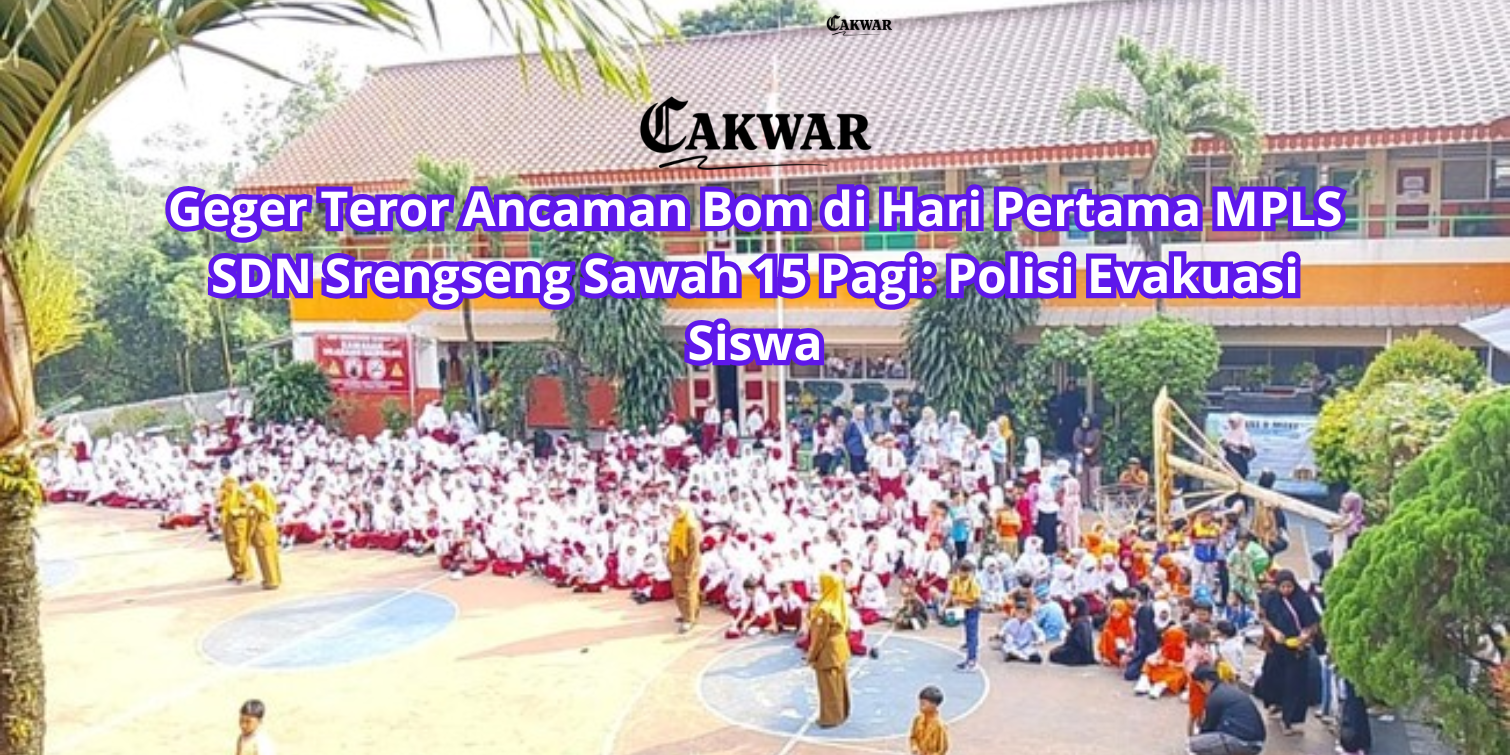 Geger Teror Ancaman Bom di Hari Pertama MPLS SDN Srengseng Sawah 15 Pagi: Polisi Evakuasi Siswa