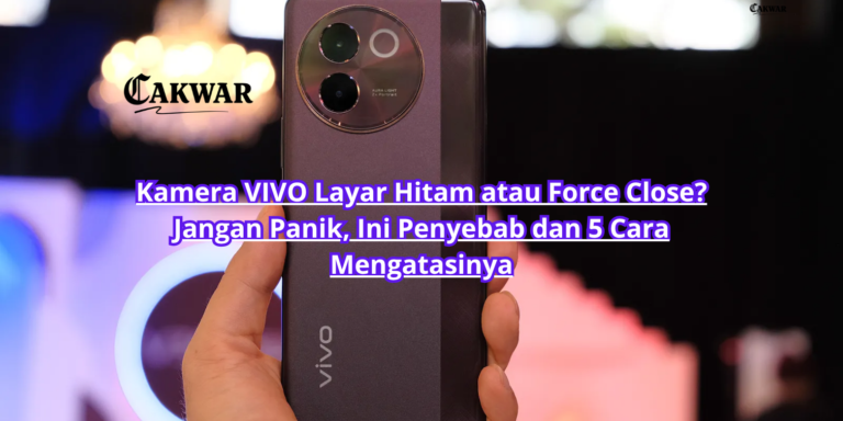 Kamera VIVO Layar Hitam atau Force Close? Jangan Panik, Ini Penyebab dan 5 Cara Mengatasinya