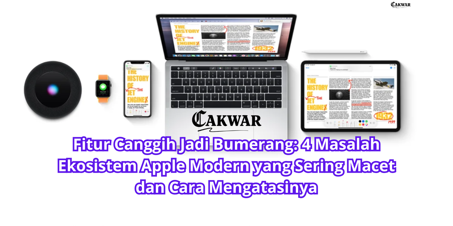 Fitur Canggih Jadi Bumerang: 4 Masalah Ekosistem Apple Modern yang Sering Macet dan Cara Mengatasinya