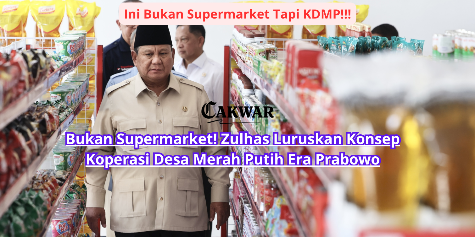 Bukan Supermarket! Zulhas Luruskan Konsep Koperasi Desa Merah Putih Era Prabowo