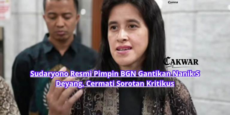Sudaryono Resmi Pimpin BGN Gantikan Nanik S Deyang, Cermati Sorotan Kritikus