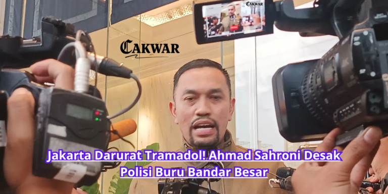 Jakarta Darurat Tramadol! Ahmad Sahroni Desak Polisi Buru Bandar Besar