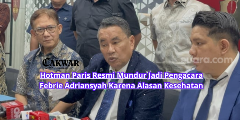 Hotman Paris Resmi Mundur Jadi Pengacara Febrie Adriansyah Karena Alasan Kesehatan