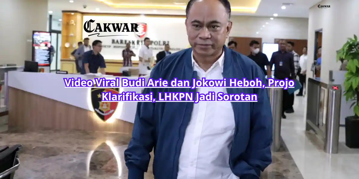 Video Viral Budi Arie dan Jokowi Heboh, Projo Klarifikasi, LHKPN Jadi Sorotan