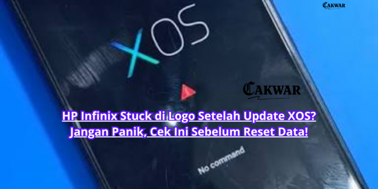 HP Infinix Stuck di Logo Setelah Update XOS? Jangan Panik, Cek Ini Sebelum Reset Data!
