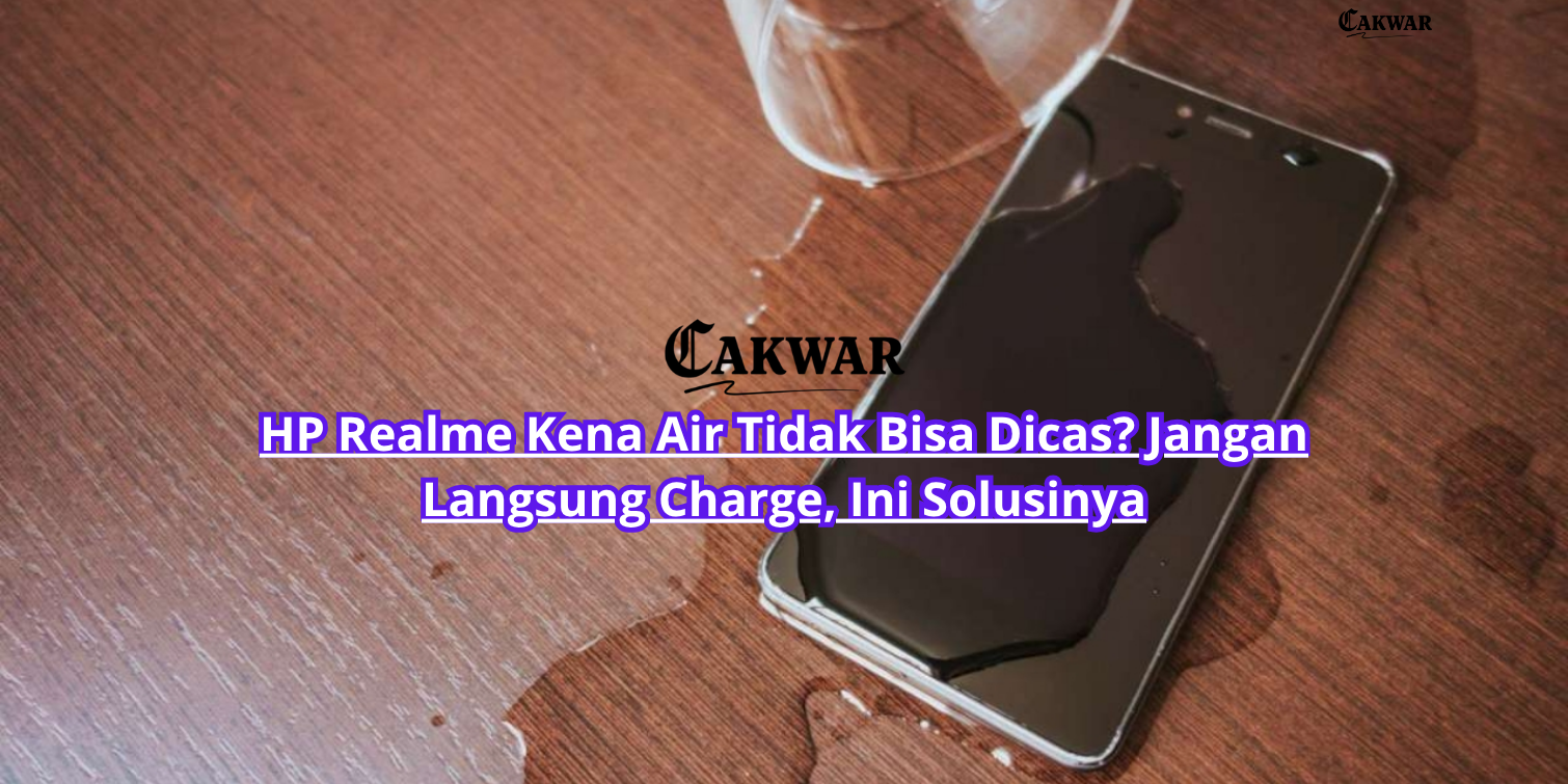HP Realme Kena Air Tidak Bisa Dicas? Jangan Langsung Charge, Ini Solusinya