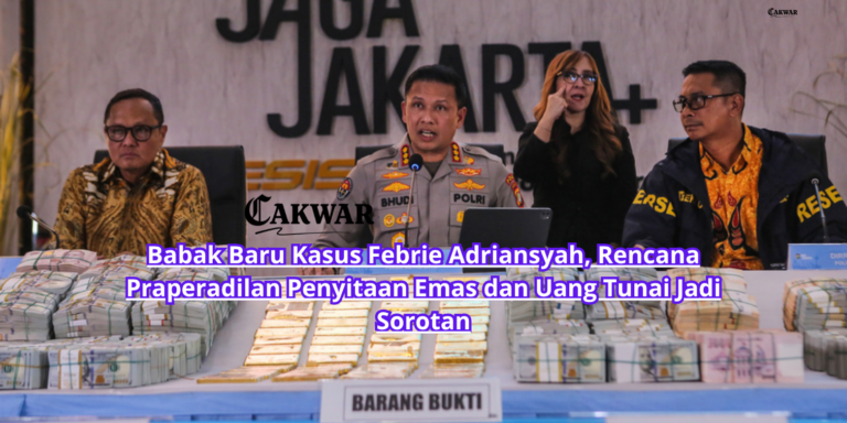 Babak Baru Kasus Febrie Adriansyah, Rencana Praperadilan Penyitaan Emas dan Uang Tunai Jadi Sorotan