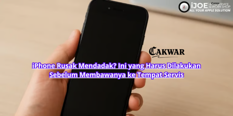 iPhone Rusak Mendadak? Ini yang Harus Dilakukan Sebelum Membawanya ke Tempat Servis