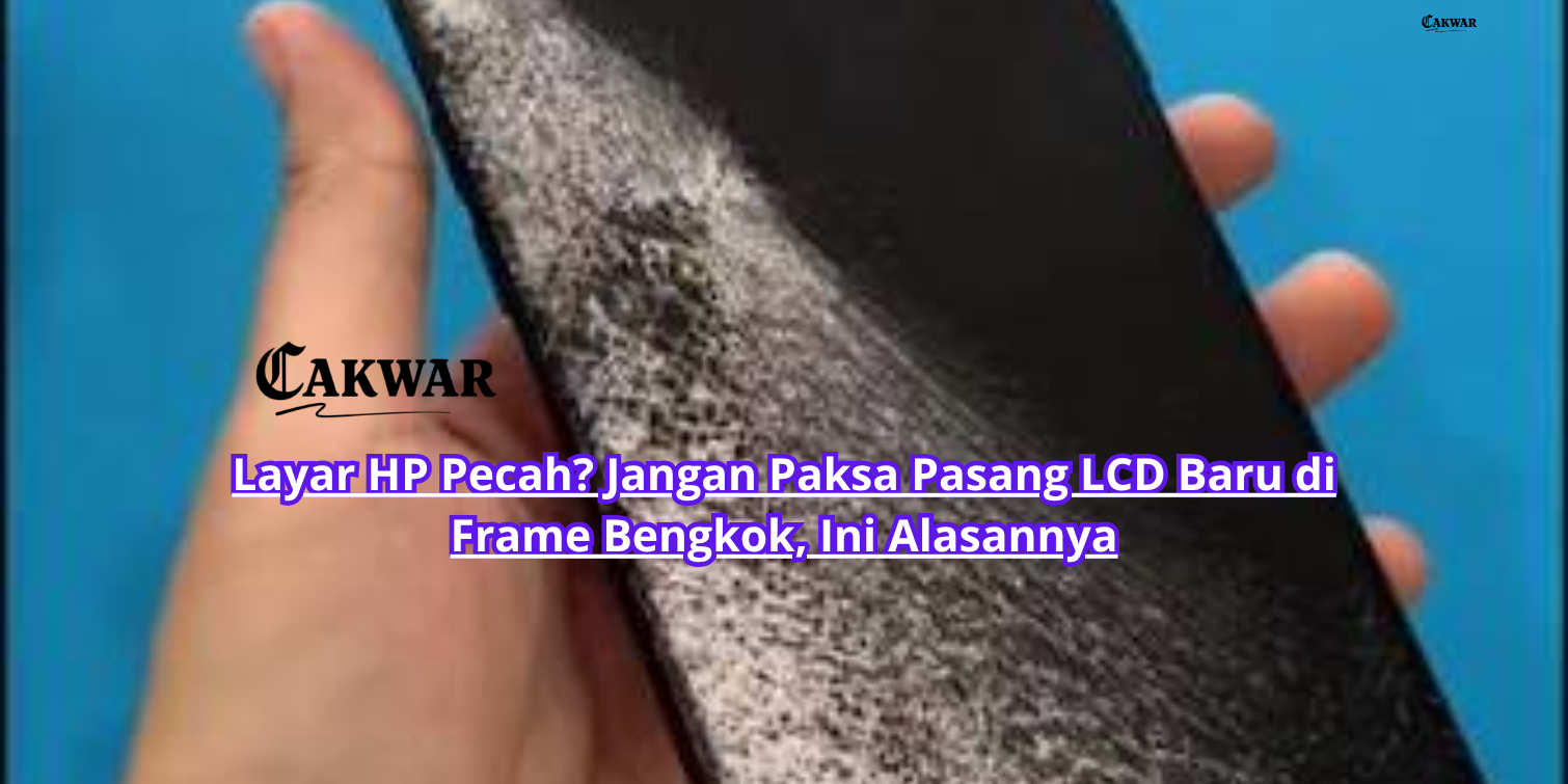 Layar HP Pecah? Jangan Paksa Pasang LCD Baru di Frame Bengkok, Ini Alasannya