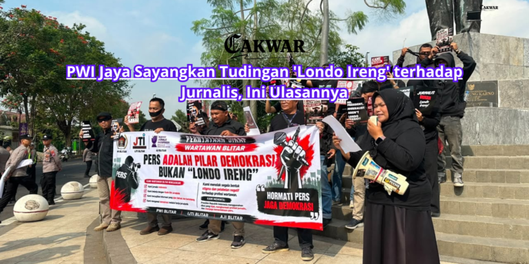 PWI Jaya Sayangkan Tudingan ‘Londo Ireng’ terhadap Jurnalis, Ini Ulasannya
