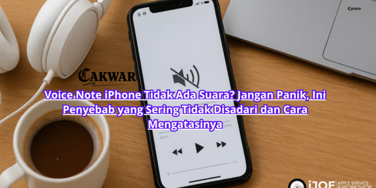 Voice Note iPhone Tidak Ada Suara? Jangan Panik, Ini Penyebab yang Sering Tidak Disadari dan Cara Mengatasinya