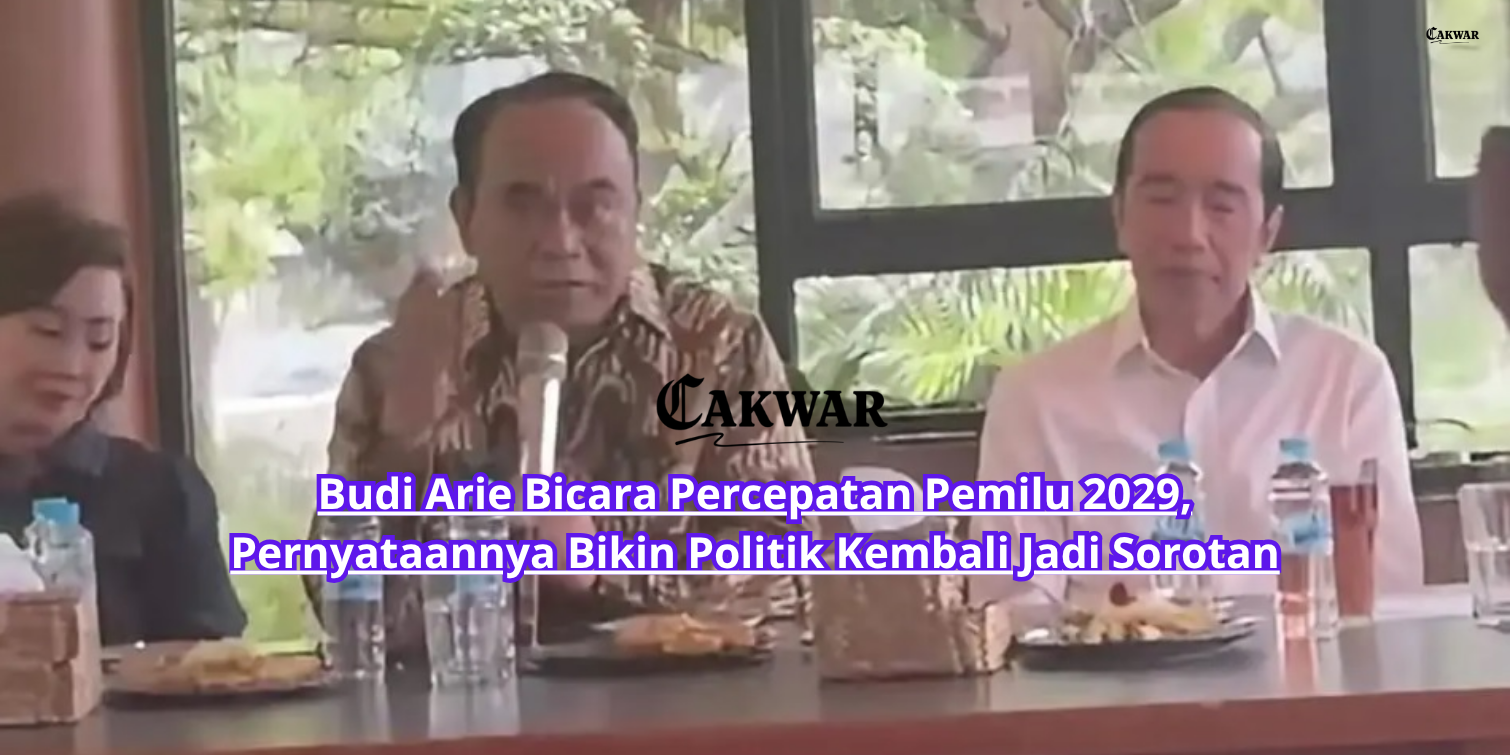 Budi Arie Bicara Percepatan Pemilu 2029, Pernyataannya Bikin Politik Kembali Jadi Sorotan