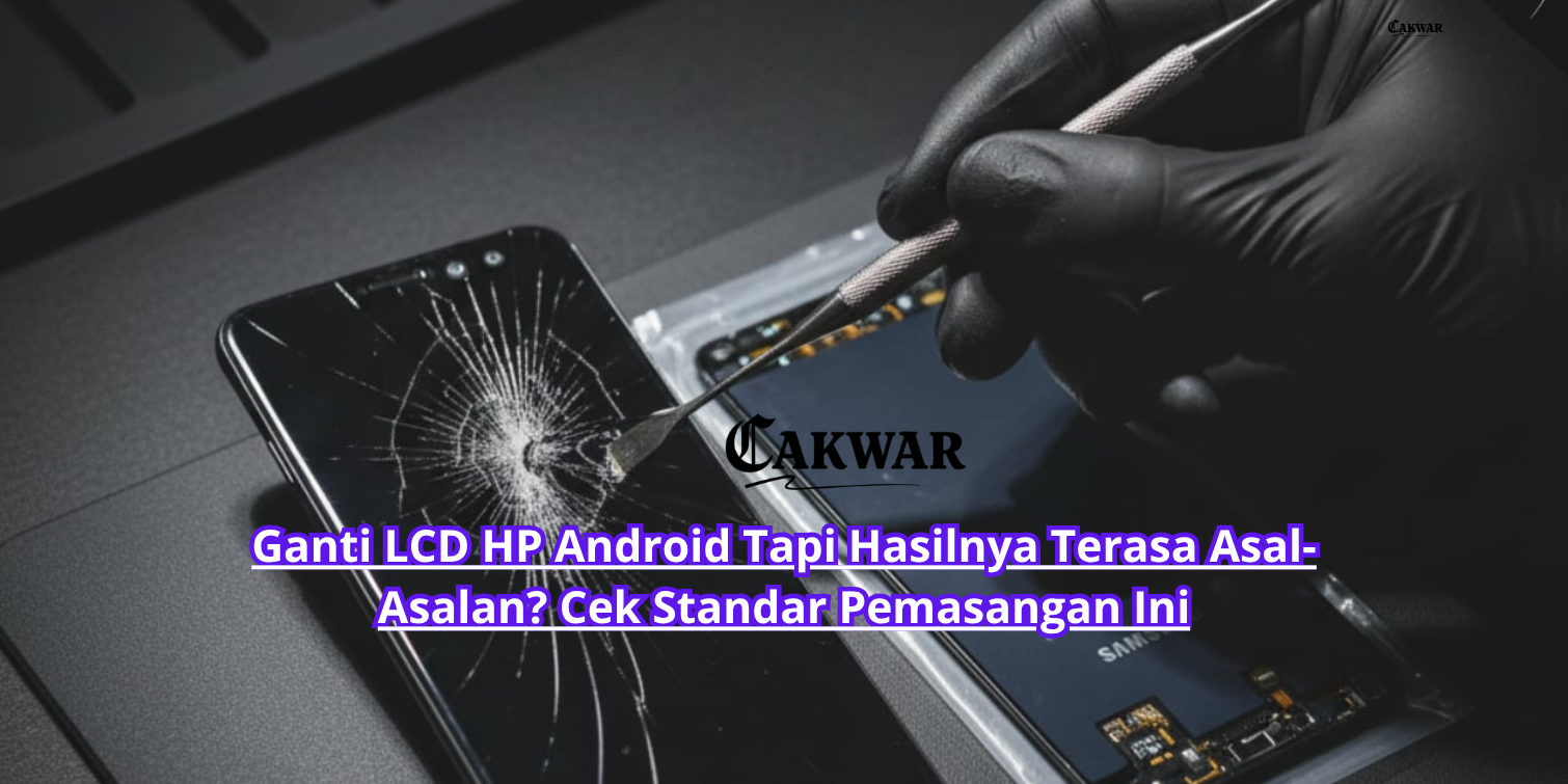 Ganti LCD HP Android Tapi Hasilnya Terasa Asal-Asalan? Cek Standar Pemasangan Ini