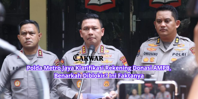 Polda Metro Jaya Klarifikasi Rekening Donasi AMPB, Benarkah Diblokir? Ini Faktanya
