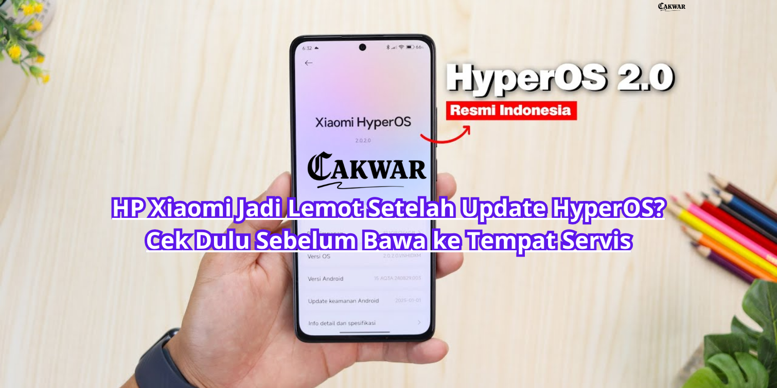 HP Xiaomi Jadi Lemot Setelah Update HyperOS? Cek Dulu Sebelum Bawa ke Tempat Servis