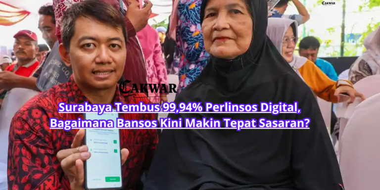 Surabaya Tembus 99,94% Perlinsos Digital, Bagaimana Bansos Kini Makin Tepat Sasaran?