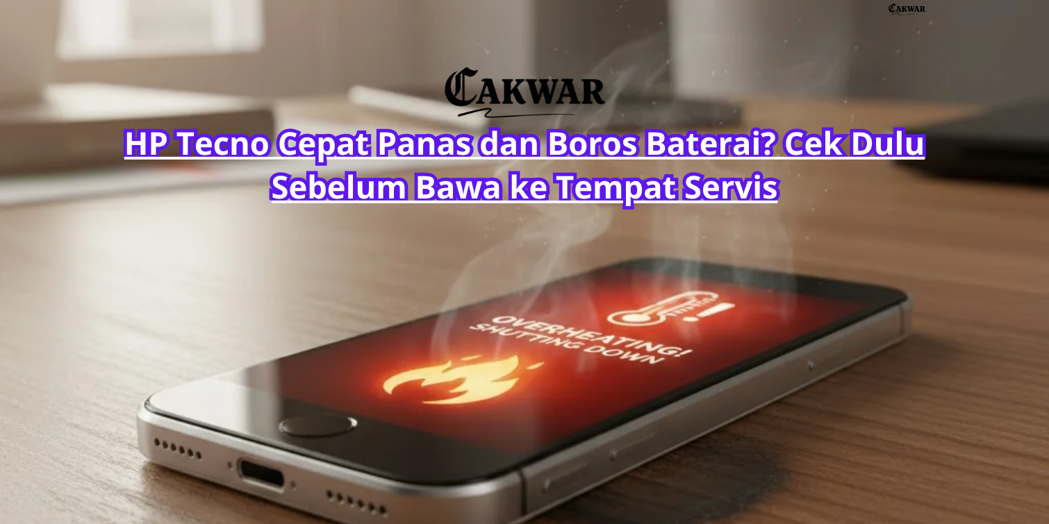 HP Tecno Cepat Panas dan Boros Baterai? Cek Dulu Sebelum Bawa ke Tempat Servis