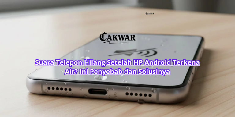 Suara Telepon Hilang Setelah HP Android Terkena Air? Ini Penyebab dan Solusinya
