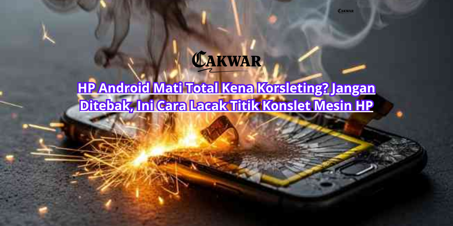 HP Android Mati Total Kena Korsleting? Jangan Ditebak, Ini Cara Lacak Titik Konslet Mesin HP