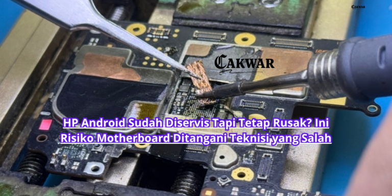 HP Android Sudah Diservis Tapi Tetap Rusak? Ini Risiko Motherboard Ditangani Teknisi yang Salah