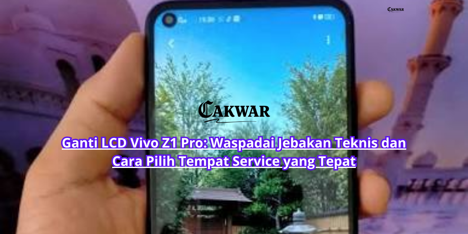 Ganti LCD Vivo Z1 Pro: Waspadai Jebakan Teknis dan Cara Pilih Tempat Service yang Tepat